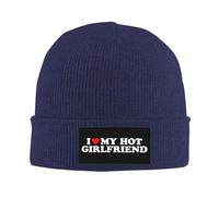 FWJZDSP Amo la mia Ragazza, Amo la mia Ragazza Sexy, Cappello da Uomo Lavorato a Maglia, Berretto da Donna Lavorato a Maglia, Berretto da Notte Nero