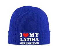 FWJZDSP Amo la mia Ragazza Latina, Adoro la mia Ragazza Latina, Berretto Invernale da Uomo, Berretto Lavorato a Maglia da Donna, Berretto con Teschio Morbido, Nero