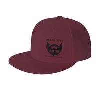 FWJZDSP Beard Lives Matter Salvalo Non raderlo Cappello da Sole a Tesa Piatta Uomo Donna Cappellino da Baseball Regali Cappello da Camionista Divertente