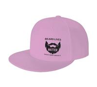 FWJZDSP Beard Lives Matter Salvalo Non raderlo Cappello da Sole a Tesa Piatta Uomo Donna Cappellino da Baseball Regali Cappello da Camionista Divertente
