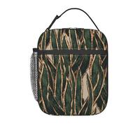 FWJZDSP Borsa termica per il pranzo con alghe rare, riutilizzabile, borsa per il pranzo impermeabile per donne, uomini, lavoro, ufficio, picnic