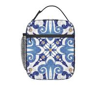 FWJZDSP Borsa termica per il pranzo Spring Water con tasca frontale per donne e uomini, graziosa borsa per il pranzo, portapranzo per lavoro/ufficio/viaggi/picnic