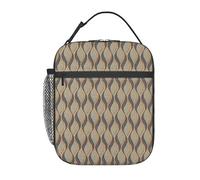 FWJZDSP Borsa termica portatile blu Pebble, riutilizzabile, per donne e uomini, per lavoro, picnic e campeggio.