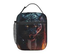 FWJZDSP Borsa termica portatile The Beast, riutilizzabile, per il pranzo, per donne e uomini, per lavoro, picnic e campeggio.