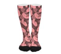 FWJZDSP Calzini alti unisex per pene con stampa sopra i calzini a tubo del polpaccio, calzini lunghi, calze da corsa casual atletiche