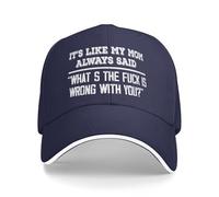 FWJZDSP Cappellino da Baseball con Scritta La Mamma ha Detto Cosa c'è Che Non va in Te