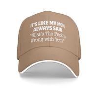 FWJZDSP Cappellino da Baseball con Scritta La Mamma ha Detto Cosa c'è Che Non va in Te