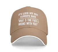 FWJZDSP Cappellino da Baseball con Scritta La Mamma ha Detto Cosa c'è Che Non va in Te