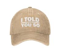 FWJZDSP Cappellino da Baseball da Uomo con Design Te l'avevo Detto