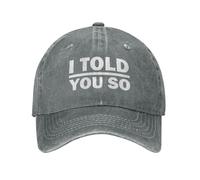 FWJZDSP Cappellino da Baseball da Uomo con Design Te l'avevo Detto