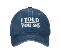 FWJZDSP Cappellino da Baseball da Uomo con Design Te l'avevo Detto