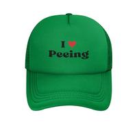 FWJZDSP Cappellino da Baseball Regolabile da Uomo e da Donna con Scritta I Love Peeing Mesh, Regalo per papà