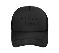 FWJZDSP Cappellino da Baseball Regolabile da Uomo e da Donna con Scritta I Love Tits e Scritta Hot Gift
