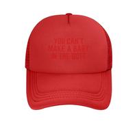 FWJZDSP Cappellino da Baseball Regolabile da Uomo e da Donna con Scritta You Can't Make A Baby in The Butt (Non puoi Fare Un Bambino nel Sedere)