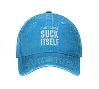 FWJZDSP Cappellino da Baseball Regolabile, Sportivo, Unisex, con Scritta It Ain't Gonna Suck Itself