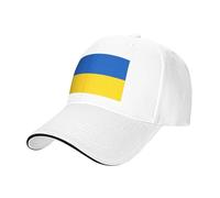 FWJZDSP Cappello da Baseball con Bandiera Ucraina, Regolabile e Basso Profilo, per Uomo e Donna, Nero