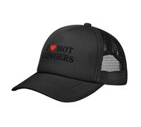 FWJZDSP Cappello da Baseball con Coda di Cavallo, da Spiaggia, da Sole, da papà, da Camionista, con Maglia a Rete, I Love Hot Gingers