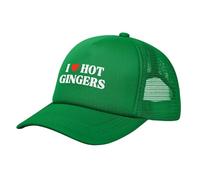 FWJZDSP Cappello da Baseball con Coda di Cavallo, da Spiaggia, da Sole, da papà, da Camionista, con Maglia a Rete, I Love Hot Gingers