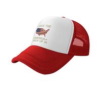 FWJZDSP Cappello da Baseball con Scritta Mi Manca l'America in Cui Sono Cresciuto per Uomo e Donna, Cappello con Scritta Mi Manca l'America in Cui Sono Cresciuto in Rete Nera