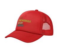 FWJZDSP Cappello da Baseball con sputacchiera e Scritta Preworkout in My Mouth in Rete, con Coda di Cavallo, da Spiaggia, da Sole, da papà, da Camionista