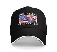 FWJZDSP Cappello da Baseball con Visiera Curva Regolabile Classico anti-47, eleggi Un Clown e aspettati Un Circo