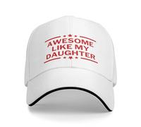 FWJZDSP Cappello da Baseball da Camionista per Uomo e Donna, con Scritta Fantastic Like My Daughter