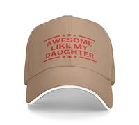 FWJZDSP Cappello da Baseball da Camionista per Uomo e Donna, con Scritta Fantastic Like My Daughter