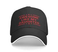 FWJZDSP Cappello da Baseball da Camionista per Uomo e Donna, con Scritta Fantastic Like My Daughter