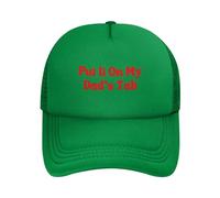 FWJZDSP Cappello da Baseball da Uomo e da Donna con Scritta Mettilo sul Conto di Mio Padre, in Rete, Il miglior papà del Mondo