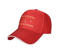 FWJZDSP Cappello da Baseball Paddle Faster I Hear Banjos per Uomo e Donna, Cappellino da Camionista, Cappelli Divertenti da Regalo