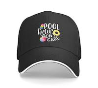 FWJZDSP Cappello da Baseball Regolabile da Uomo e da Donna con Scritta Pool Hair Don't Care