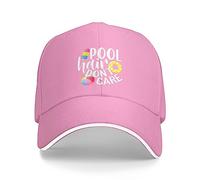FWJZDSP Cappello da Baseball Regolabile da Uomo e da Donna con Scritta Pool Hair Don't Care
