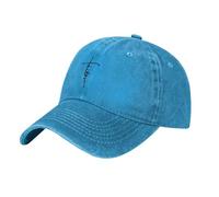 FWJZDSP Cappello da Baseball Religioso con Croce Verticale Cristiana, Regolabile, Originale, per Uomo e Donna, Colore: Nero