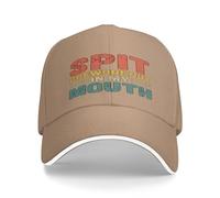 FWJZDSP Cappello da Baseball Spits-Preworkout in My Mouth con Scritta Cappellino da Camionista Casual per Donna e Uomo