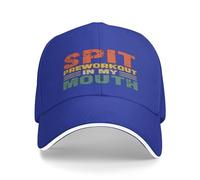 FWJZDSP Cappello da Baseball Spits-Preworkout in My Mouth con Scritta Cappellino da Camionista Casual per Donna e Uomo