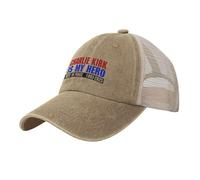 FWJZDSP Cappello da Camionista Charlie Kirk Is My Hero, Berretto da Baseball in Rete da Cowboy