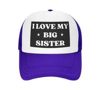 FWJZDSP Cappello da Camionista da Uomo e da Donna con Scritta I Love My Big Sister