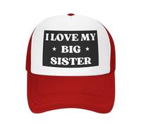 FWJZDSP Cappello da Camionista da Uomo e da Donna con Scritta I Love My Big Sister