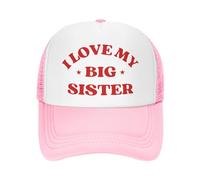 FWJZDSP Cappello da Camionista da Uomo e da Donna con Scritta I Love My Big Sister