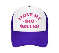 FWJZDSP Cappello da Camionista da Uomo e da Donna con Scritta I Love My Big Sister