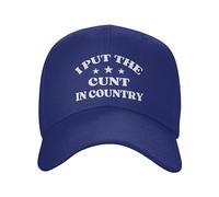 FWJZDSP Cappello da Camionista da Uomo e da Donna con Visiera da Baseball I Put The Cunt in Country