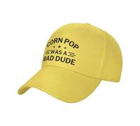 FWJZDSP Cappello da Camionista Divertente Corn-Pop-Was-A-Bad-Dudes, Regalo per Uomo e Donna, Berretto da Baseball