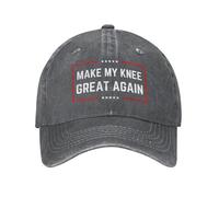 FWJZDSP Cappello da Camionista Lavato e Regolabile con Scritta Make My Knee Great Again