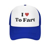 FWJZDSP Cappello da Camionista Regolabile con Scritta I Love to Fart per Uomo e Donna, Berretto da Baseball, Regalo per papà