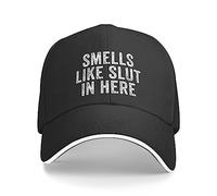 FWJZDSP Cappello da Camionista Regolabile con Scritta Odora di sgualdrina Qui Dentro per Uomo e Donna