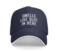 FWJZDSP Cappello da Camionista Regolabile con Scritta Odora di sgualdrina Qui Dentro per Uomo e Donna