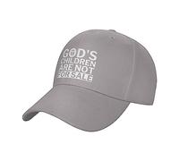 FWJZDSP Cappello da Camionista Unisex con Scritta God's Children arefor Sale per Uomo e Donna, Motivo: America Christian Jesus, Berretto da Baseball Divertente.