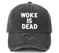 FWJZDSP Cappello da papà da Donna Woke is Dead, Regolabile