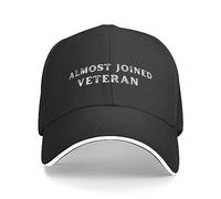 FWJZDSP Cappello da veterano Almost Joined per Uomo e Donna, Regolabile, Berretto da Baseball, Cappello da Camionista