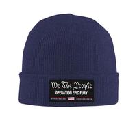 FWJZDSP Cappello Invernale Lavorato a Maglia We The People Operation Epic Fury per Uomo e Donna